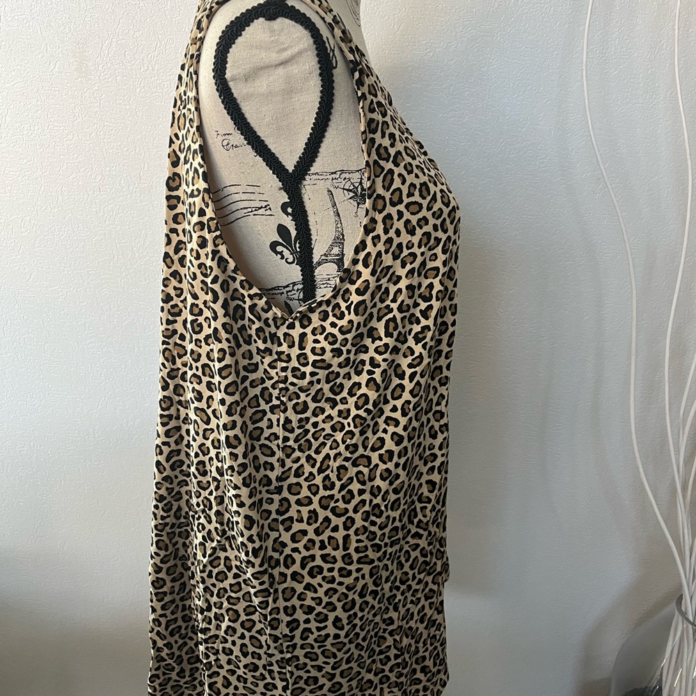 Old Navy Women XL Spandex Leopard Maxi Tank Top, NWT, Excellent Condition,summer - Picture 3 of 12